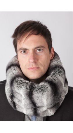 Rex-Chinchilla fur neck warmer